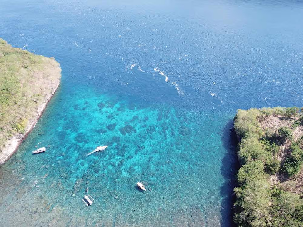 Gamat Bay snorkeling spot